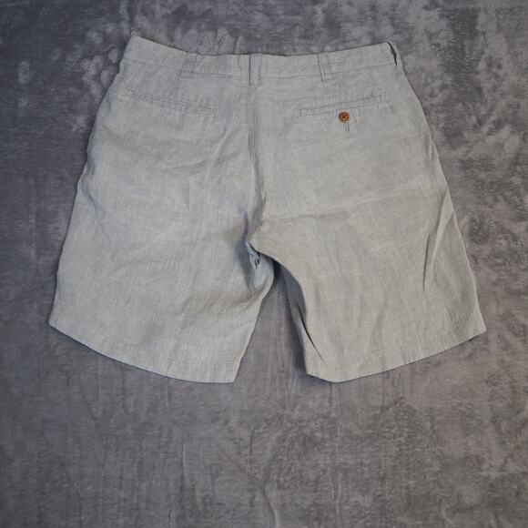 J. Crew Stanton Men's Shorts Size 32 Waist and 9 Inseam Baird McNutt Irish Linen - Picture 5 of 6
